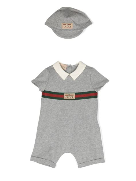 gucci babygrow set|Gucci infant swimsuit.